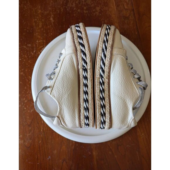 KATAKALI Agenuine leather embellished lace-up platform sneakers Sz 7 - Picture 13 of 15